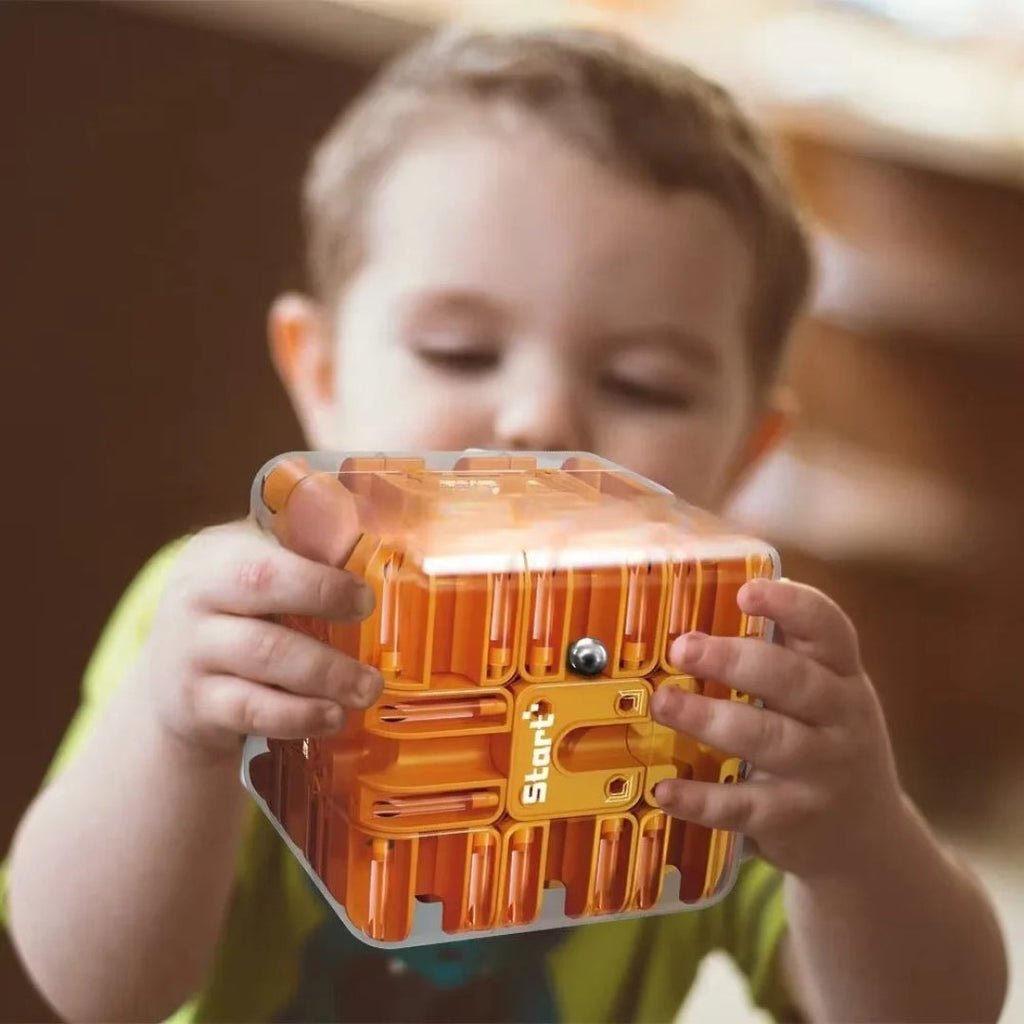 Logic cube concentration game for children
