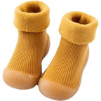 Sock shoes for baby with warm and non-slip sole