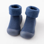 Sock shoes for baby with warm and non-slip sole