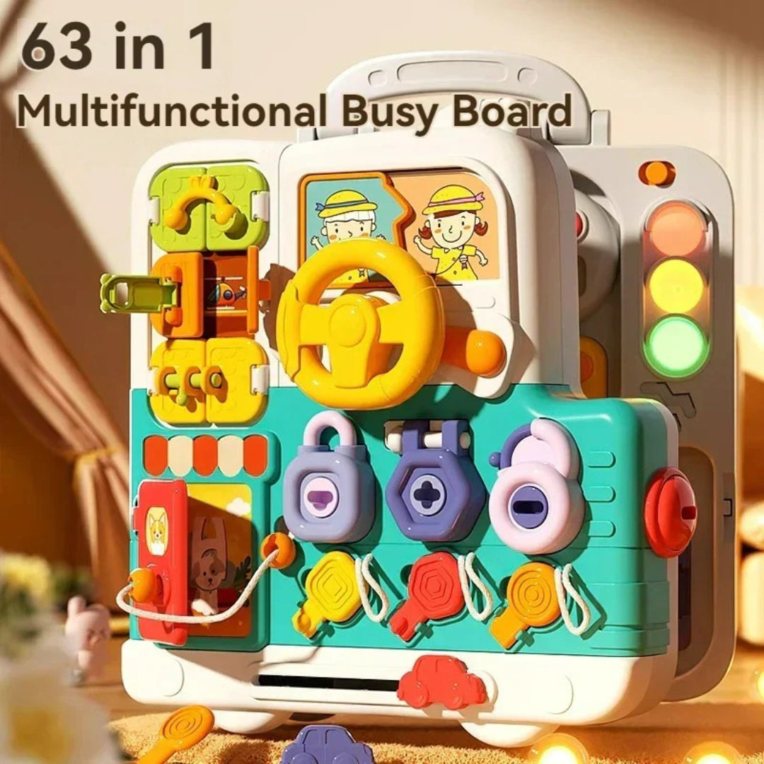 Activity board for children educational sensory toy