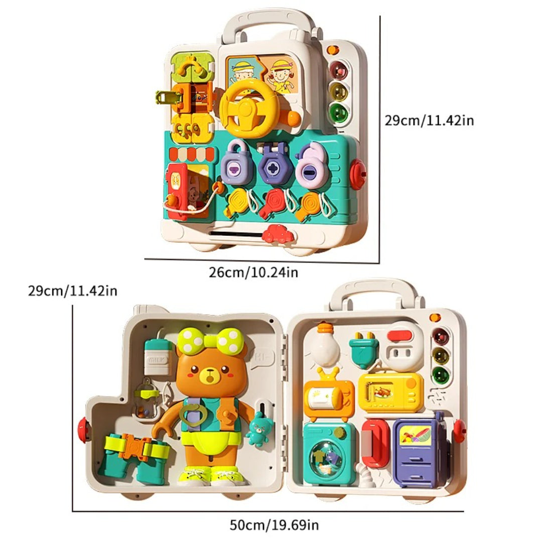 Activity board for children educational sensory toy