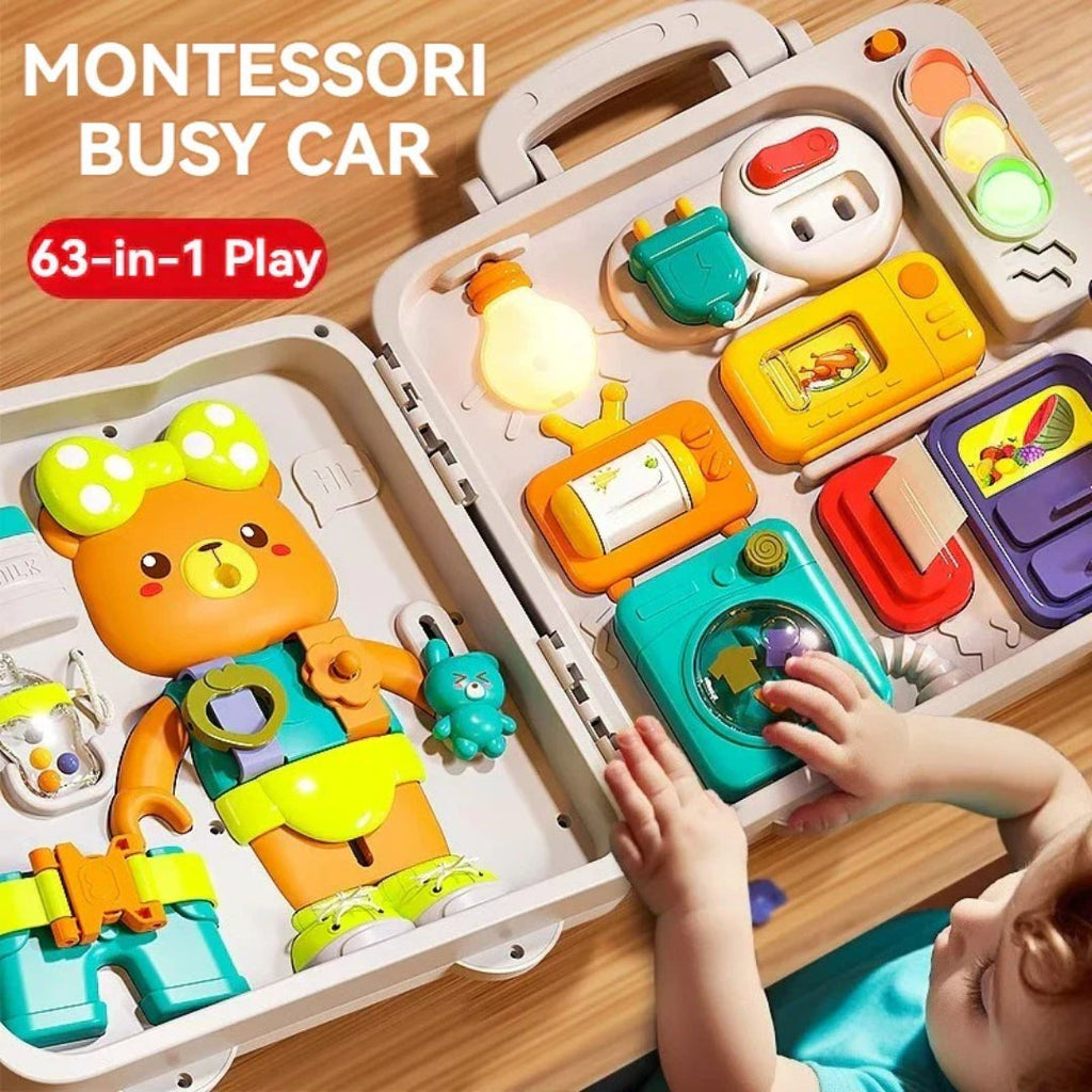 Activity board for children educational sensory toy