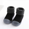 Sock shoes for baby with warm and non-slip sole