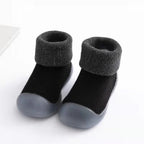 Sock shoes for baby with warm and non-slip sole