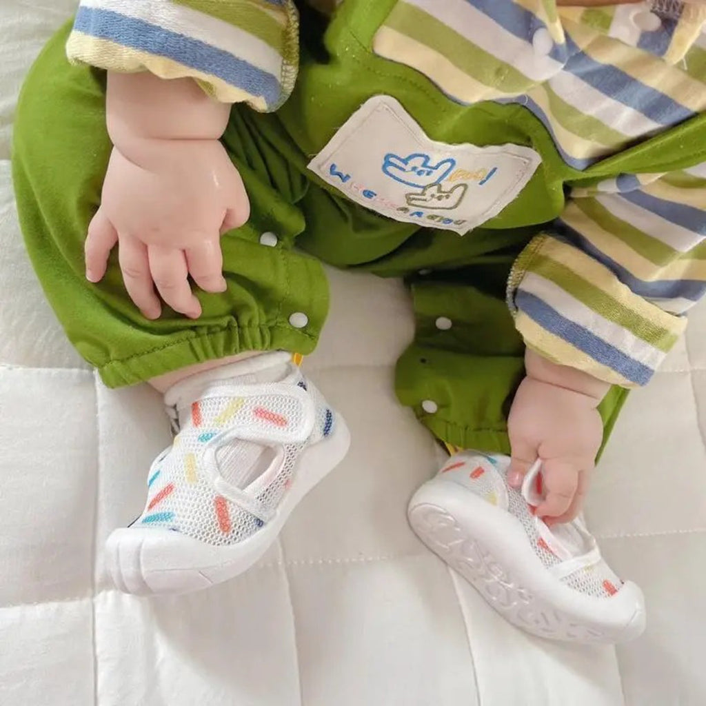 Baby sandals for first steps light breathable and non-slip