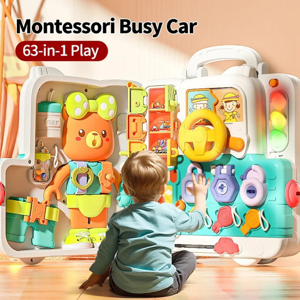 Activity board for children educational sensory toy