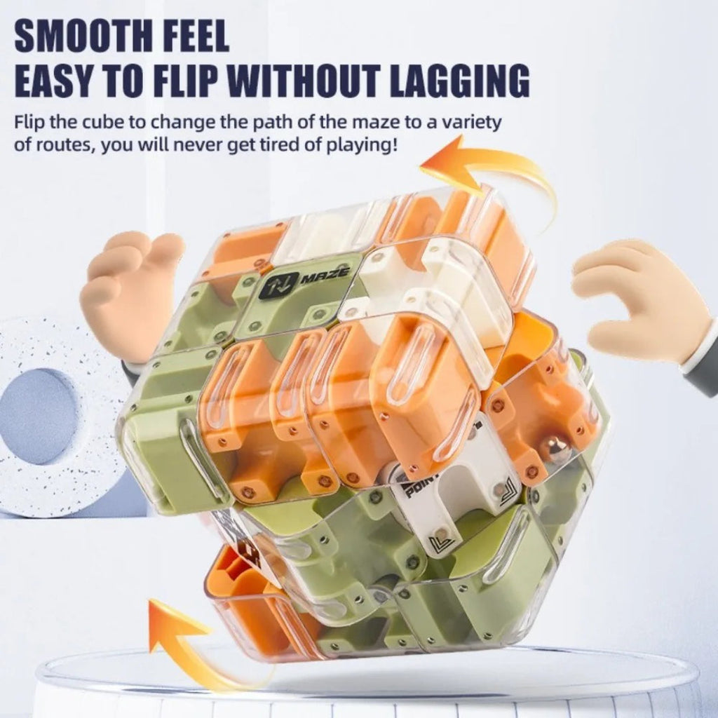 Logic cube concentration game for children