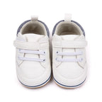 Baby shoes for first steps with soft flexible slip-on sole