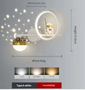 Astronaut night light with star projection for the children's room