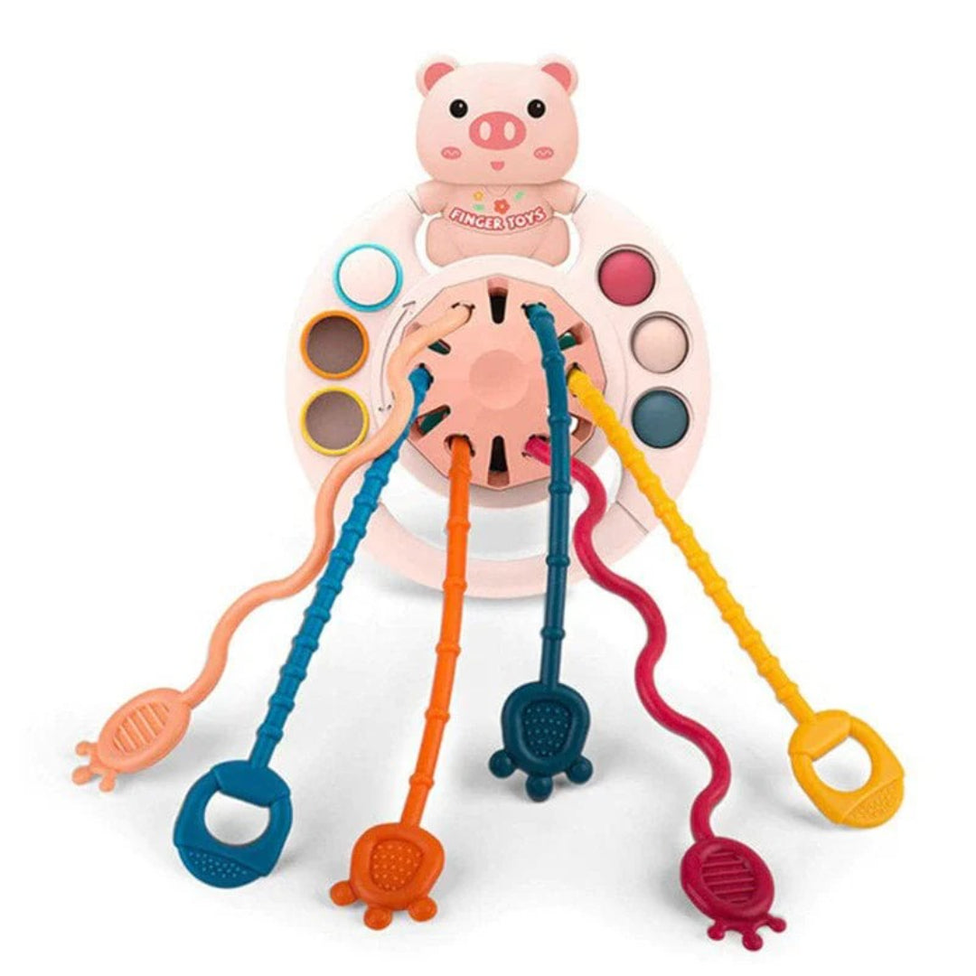 Bowl-shaped teether sensory toy for infants