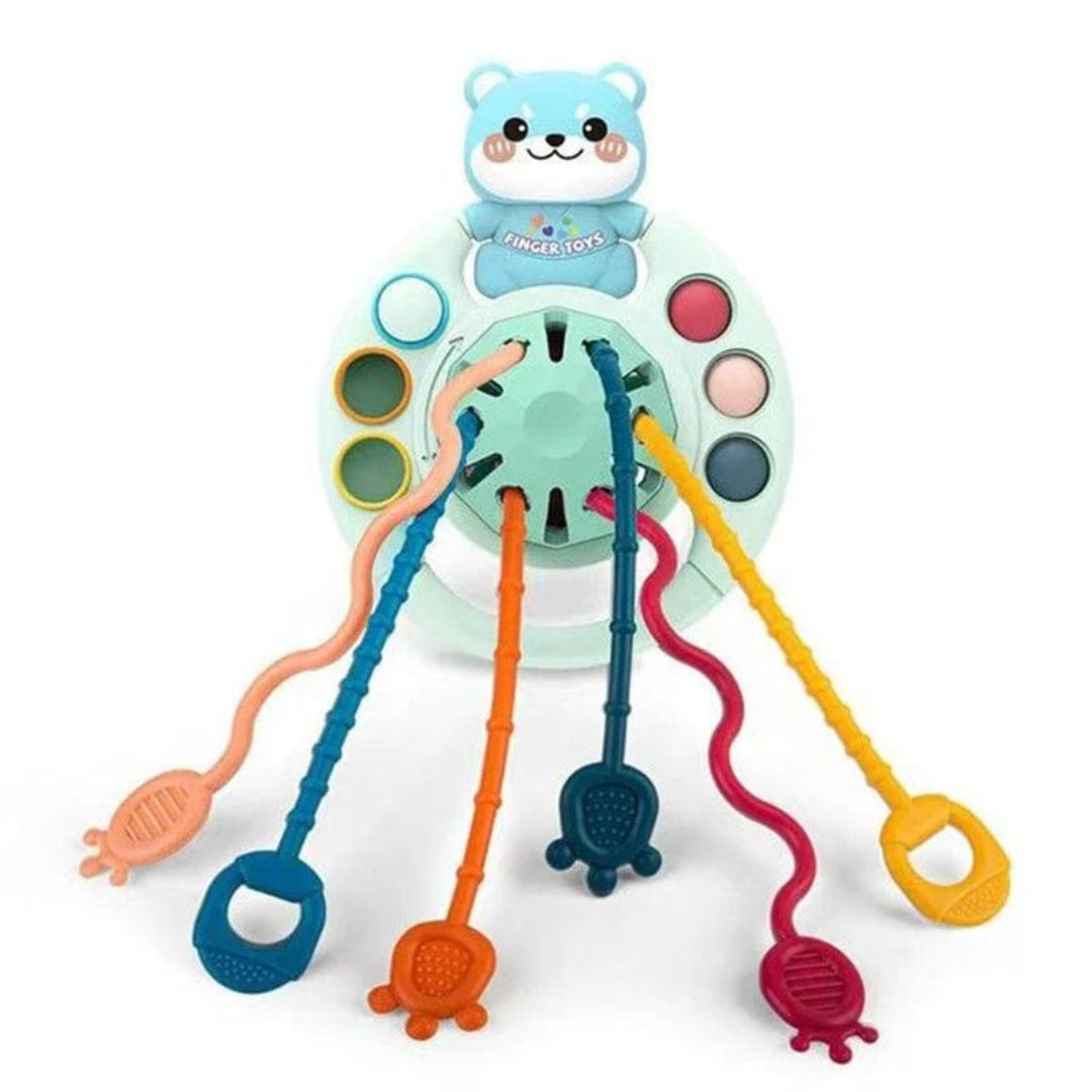 Bowl-shaped teether sensory toy for infants