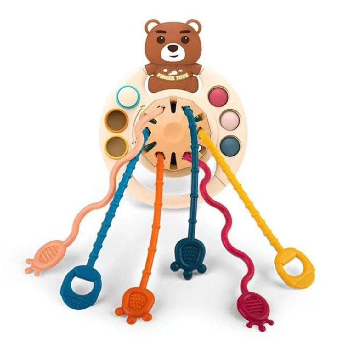 Bowl-shaped teether sensory toy for infants