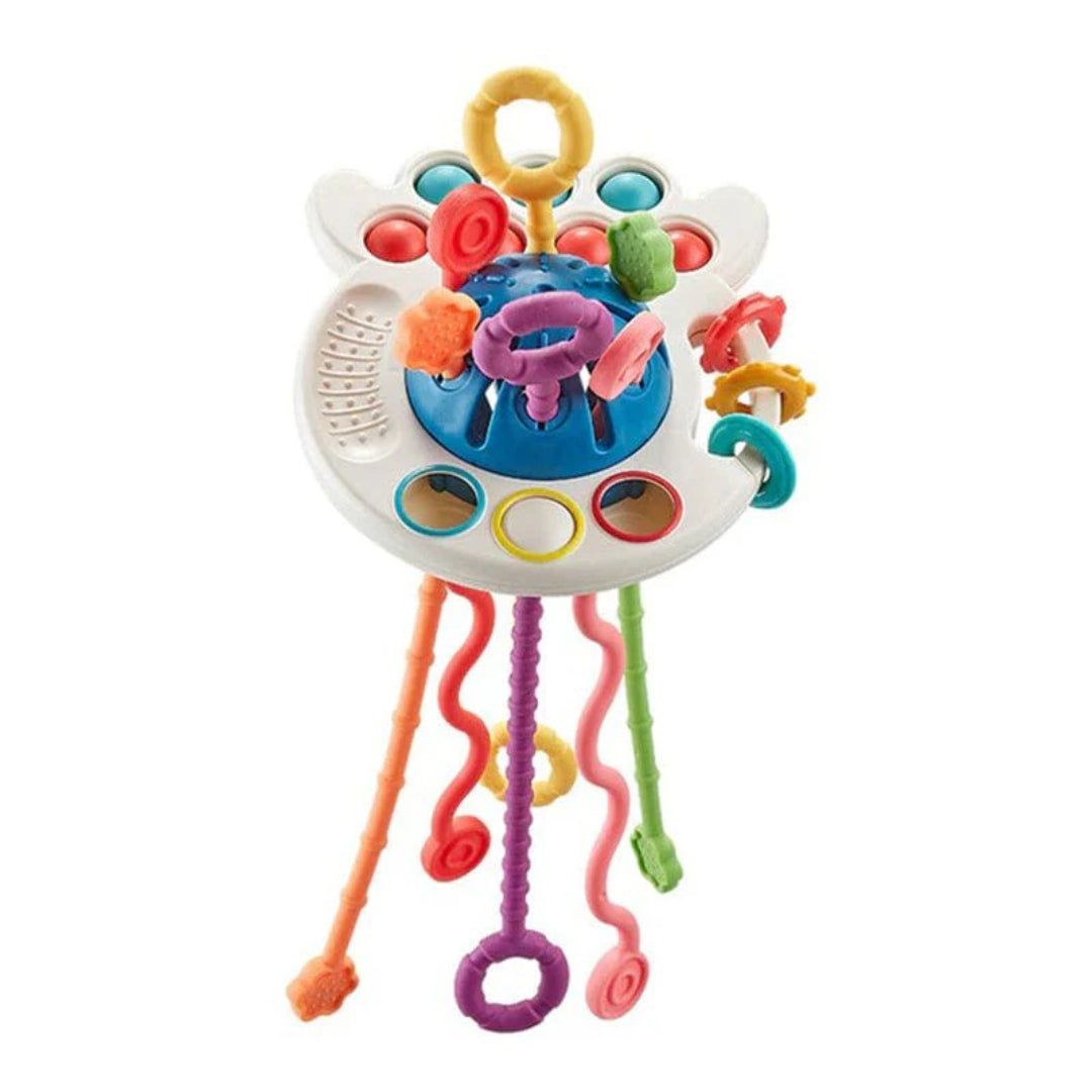 Bowl-shaped teether sensory toy for infants