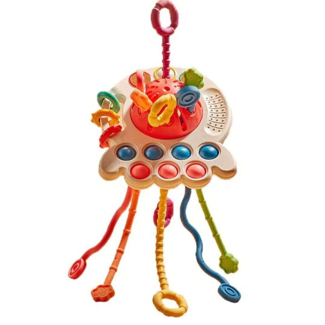 Bowl-shaped teether sensory toy for infants