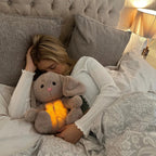 Soothing warm plush hug toy for sleep