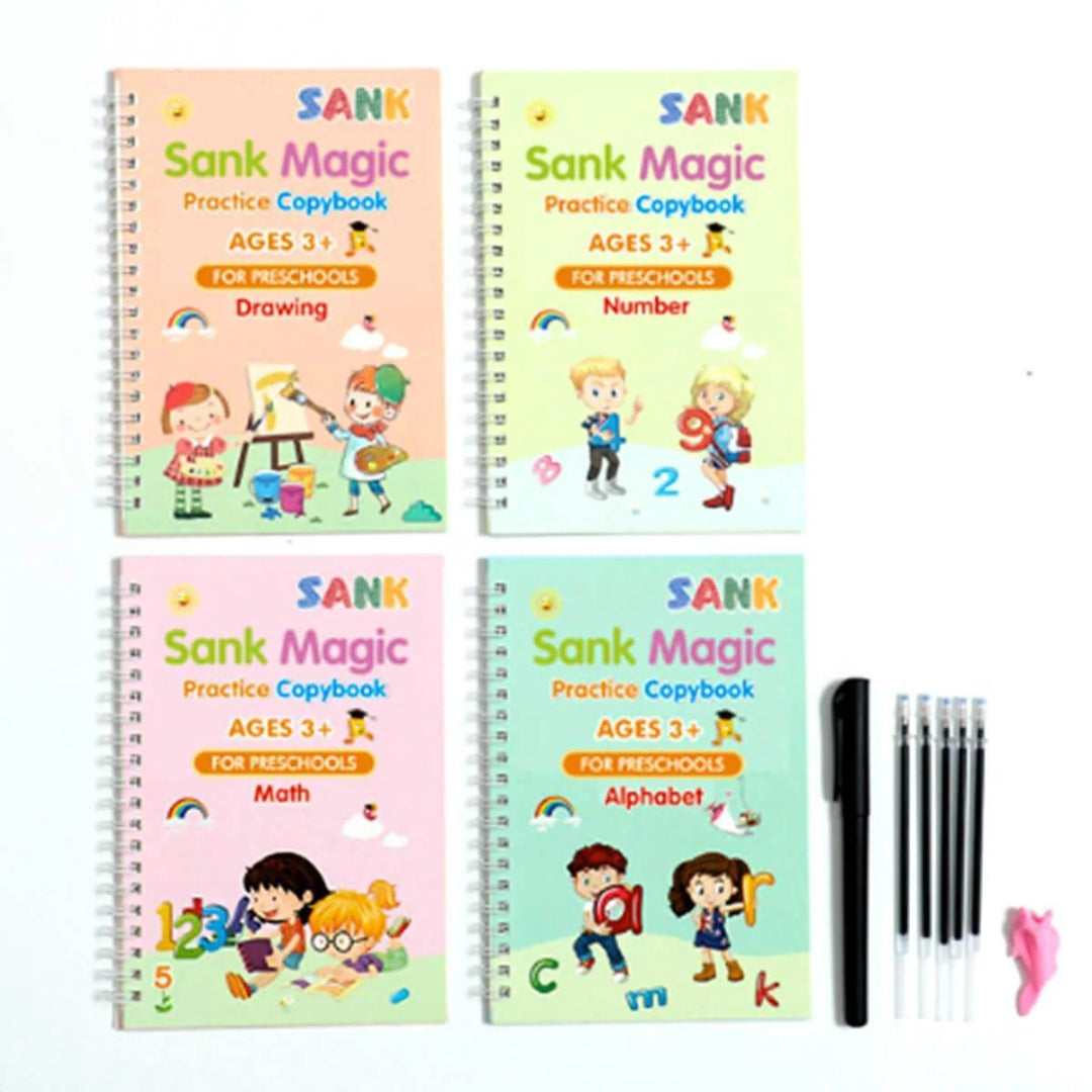 Skrivebog til børn til at lære håndskrift