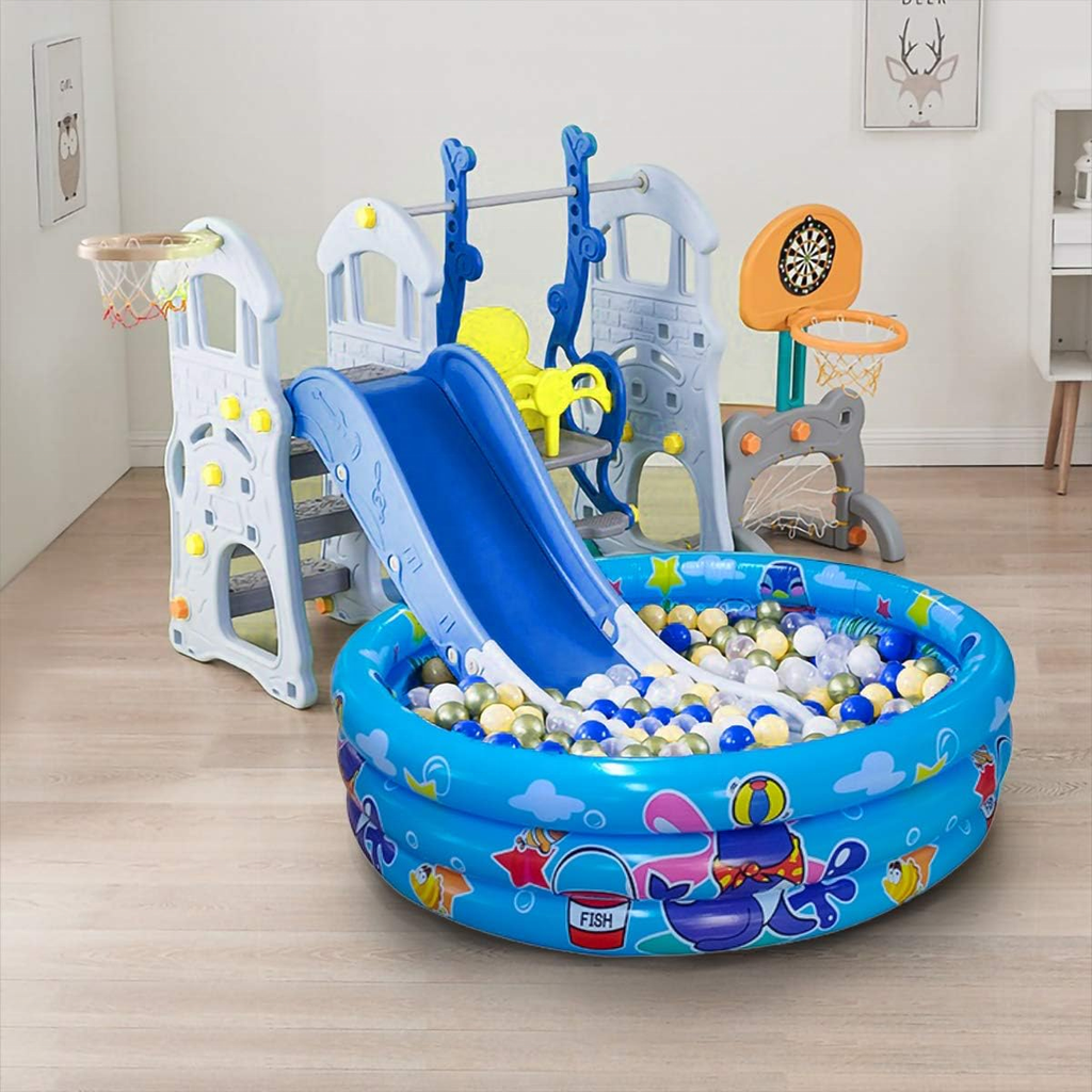 Sunny Splash Inflatable Pool Play Set