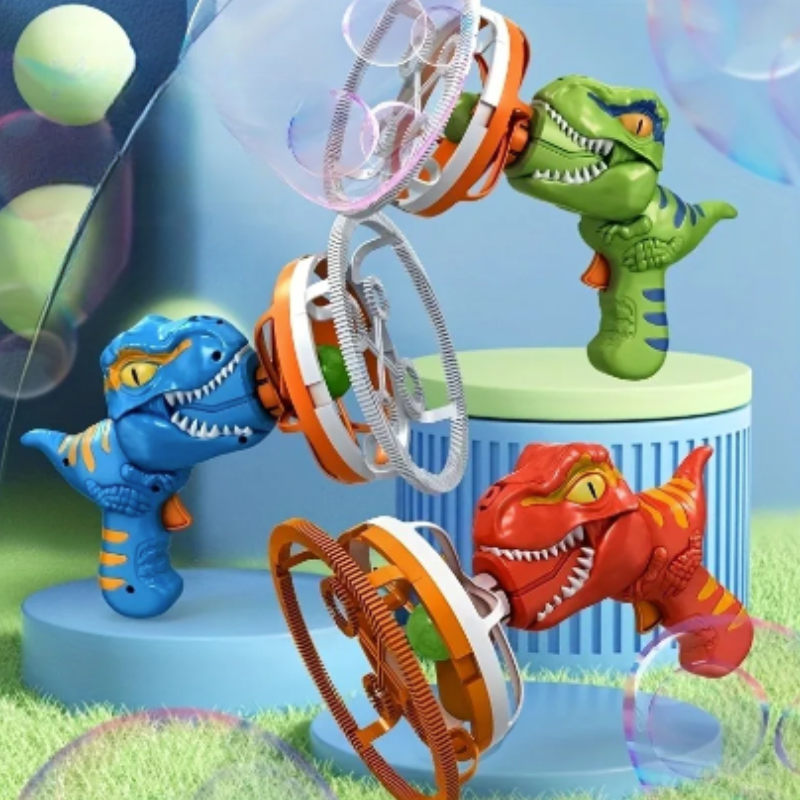 Dinosaur bubble blower toy for children