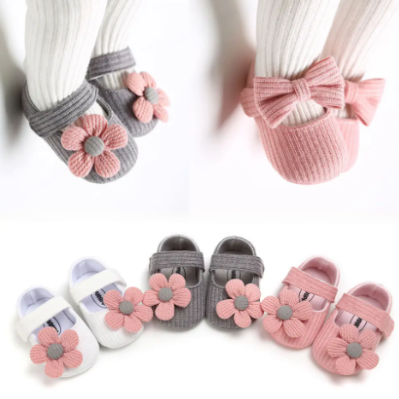 TwinkleToes soft baby booties