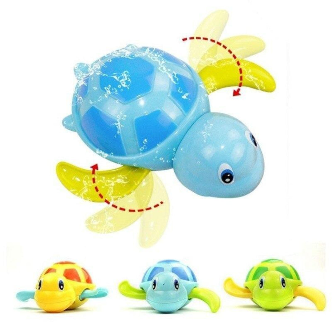 Wind-up bath turtle mechanical water toy