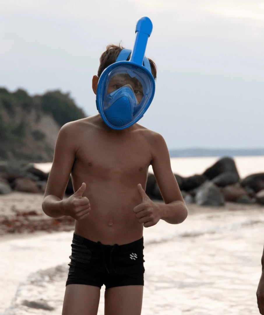 Children's diving mask with full face coverage and 180-degree field of vision