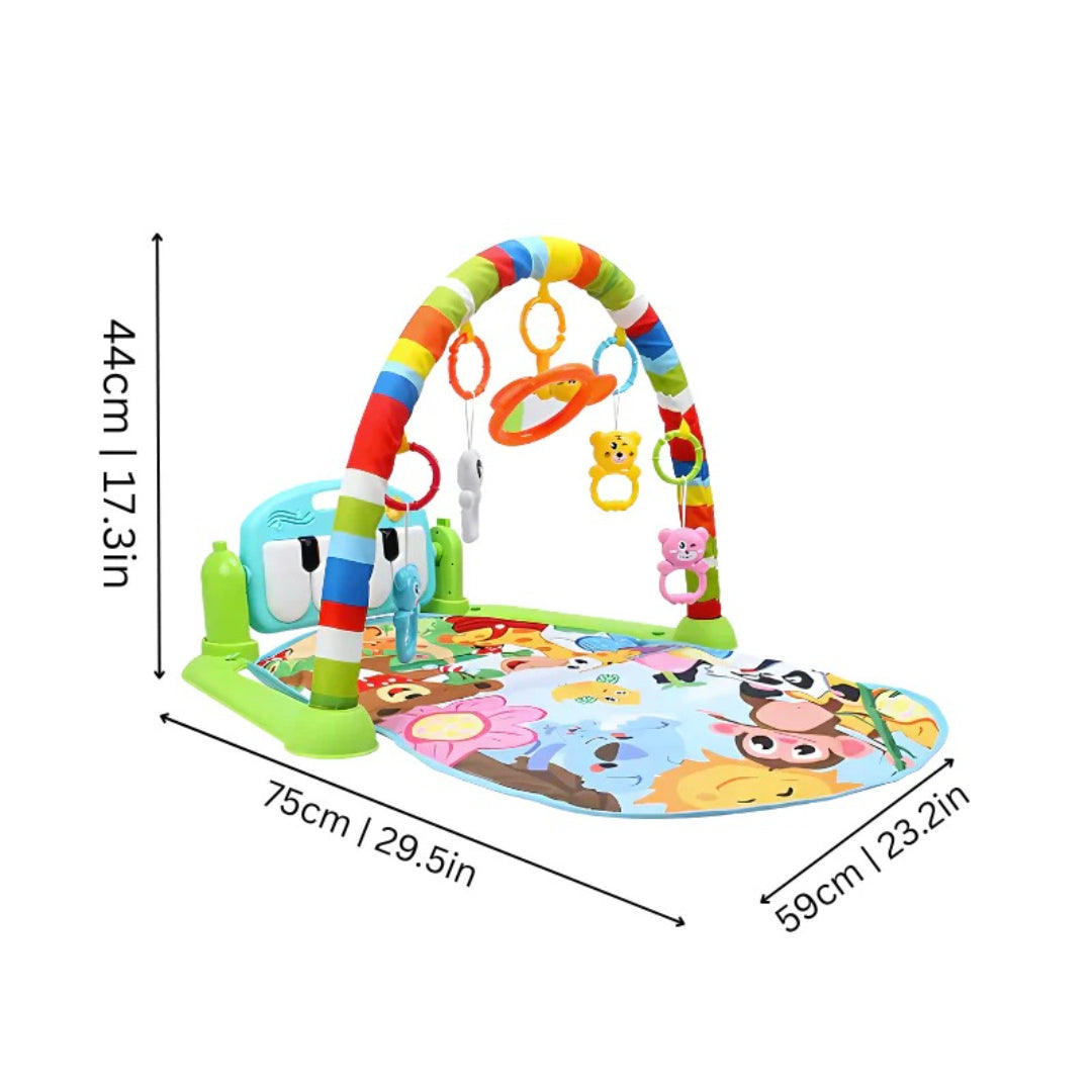 Musical playmat floor mat with sound effects