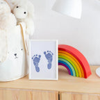 Hand and Footprint Set for Baby with Frame, Mess-Free