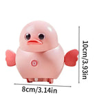 Walking animal toy with music and lights