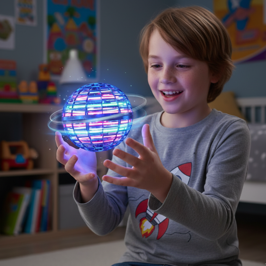 Floating luminous ball magic toy for children
