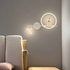 Astronaut night light with star projection for the children's room