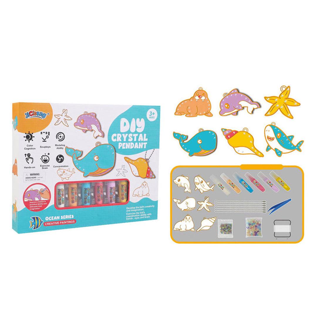 Crystal pendant making kit DIY jewelry set
