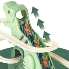 Dinosaur race track with cars and automatic climbing function