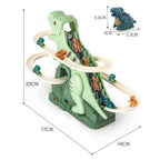 Dinosaur race track with cars and automatic climbing function