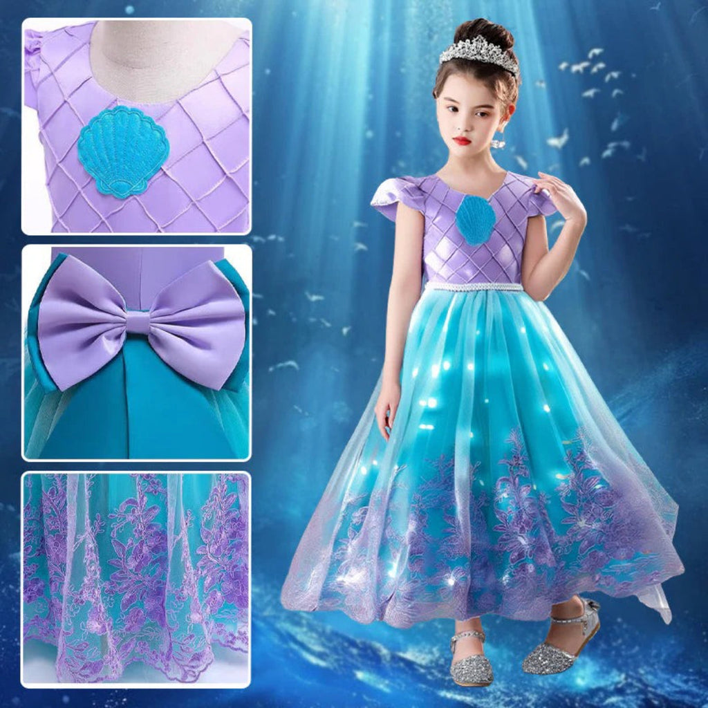 Sparkling Princess Mermaid Costume with Accessories