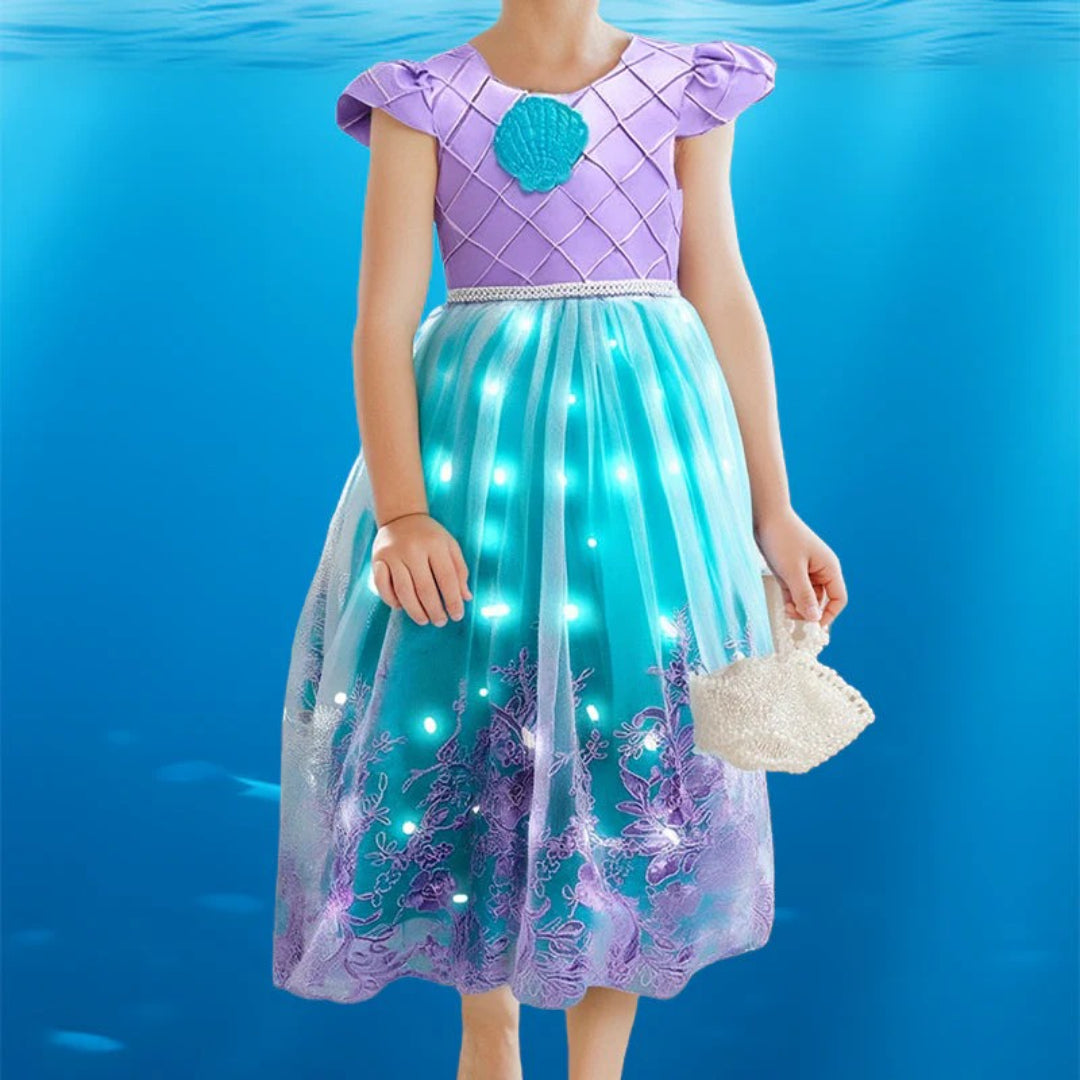 Sparkling Princess Mermaid Costume with Accessories
