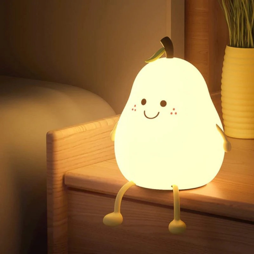 Silicone rechargeable night light with soft light