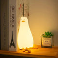 Silicone rechargeable night light with soft light