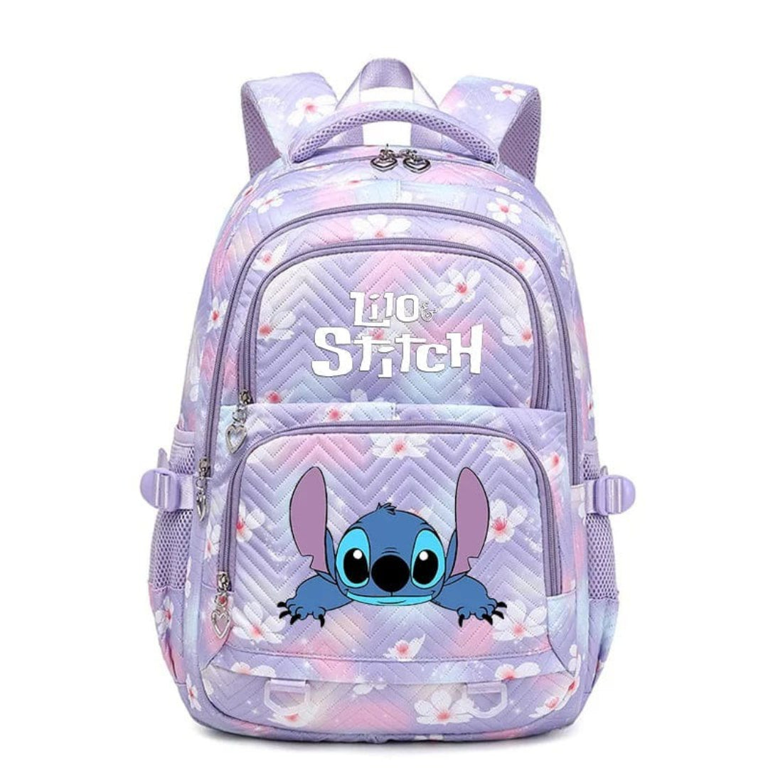 School backpack for children with Stitch design