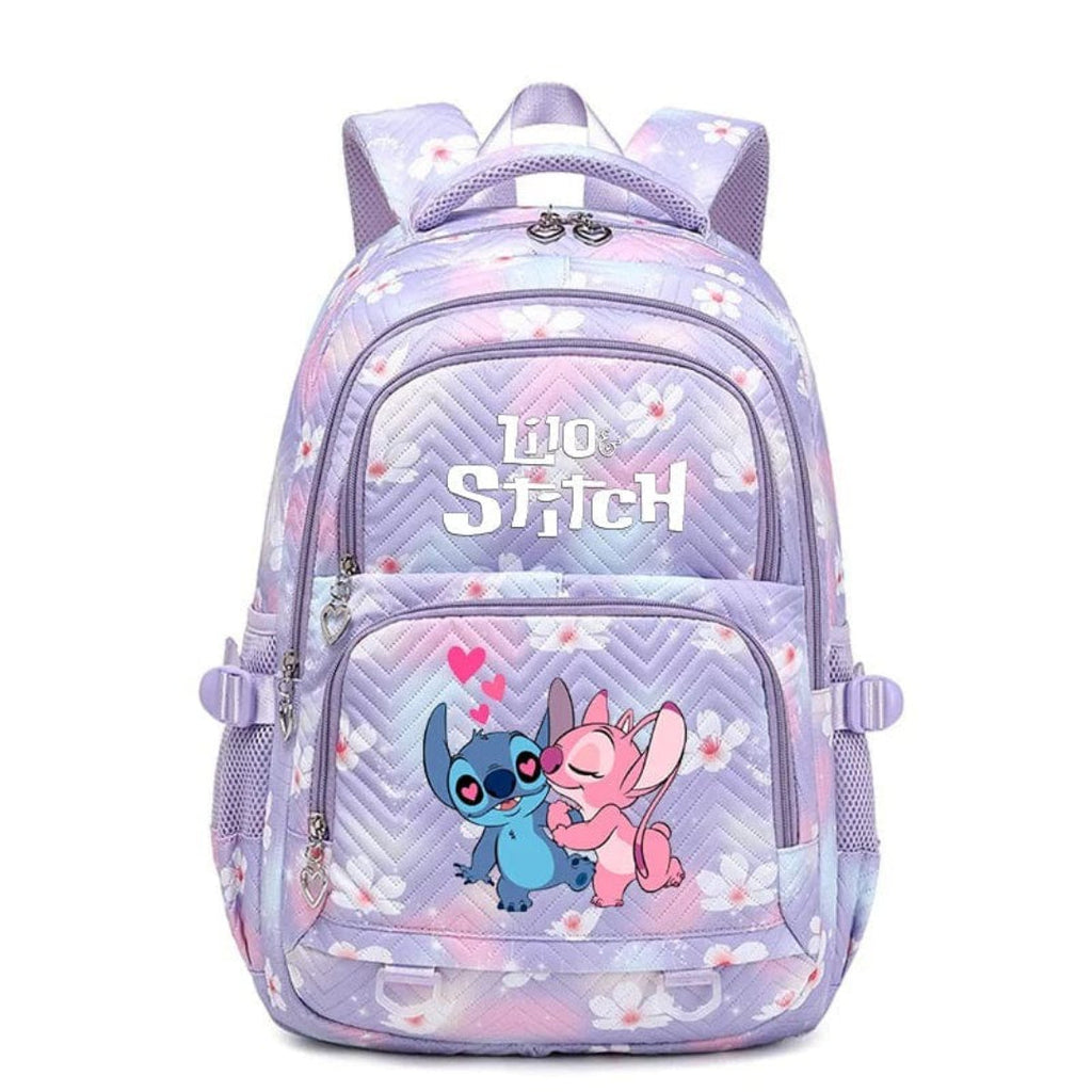 School backpack for children with Stitch design