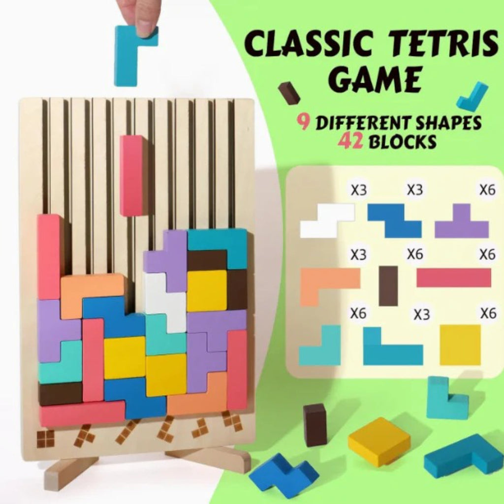 Wooden puzzle games that develop motor skills