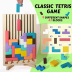 Wooden puzzle games that develop motor skills