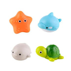 Light-up bath animals