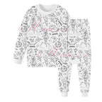 Kids' pajamas that can be drawn on and colored in