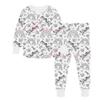 Kids' pajamas that can be drawn on and colored in
