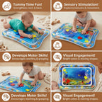 Sensory water mat for babies for tummy time