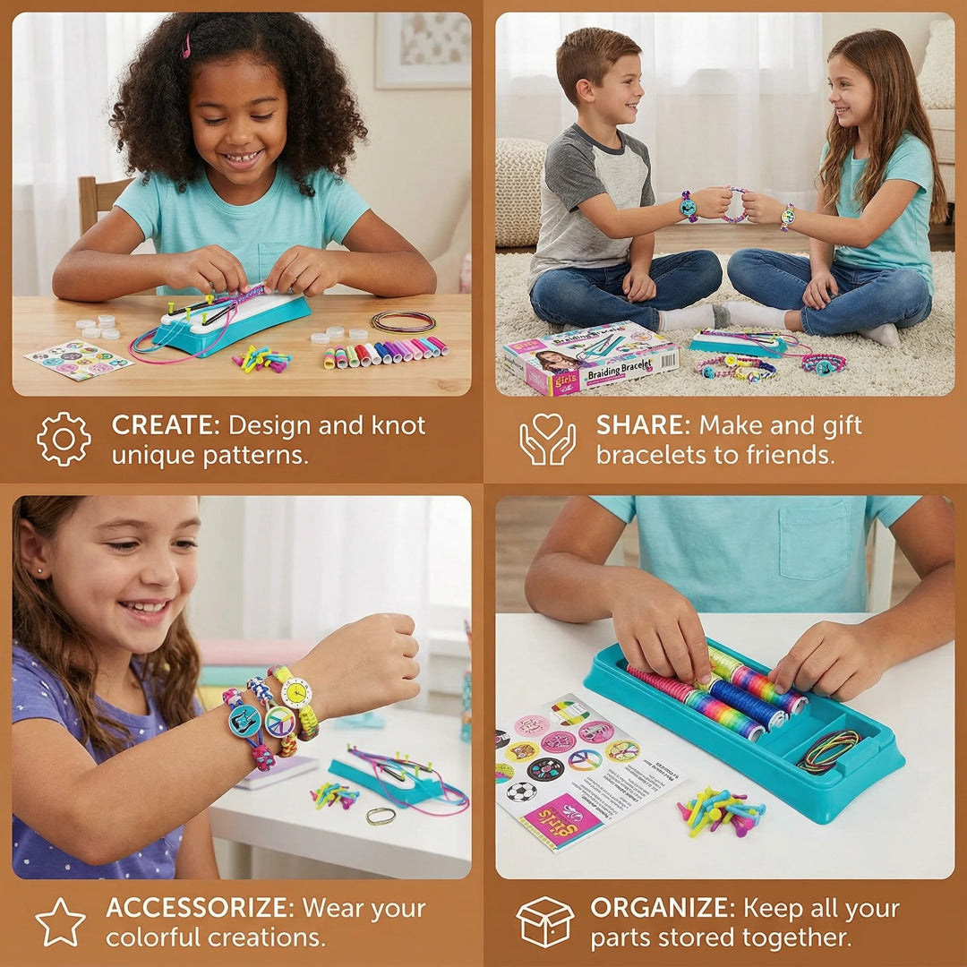 Bracelet braiding set DIY creative set