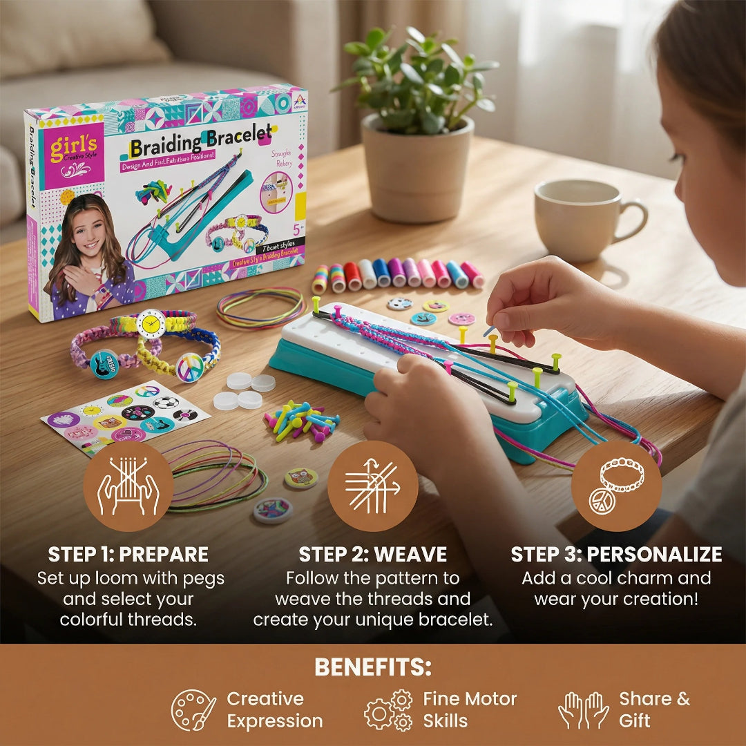 Bracelet braiding set DIY creative set