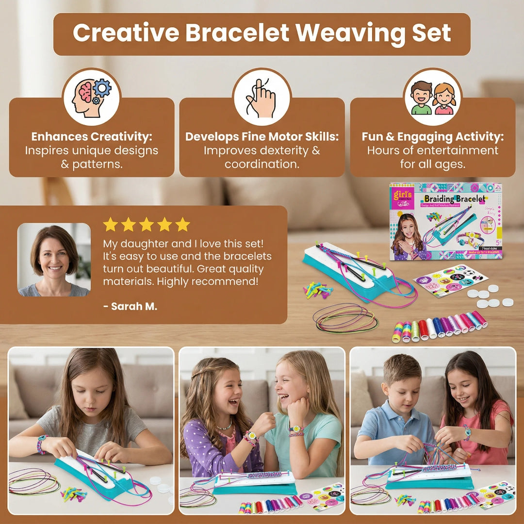 Bracelet braiding set DIY creative set