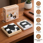 Two colors pocket puzzle for children