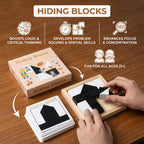 Two colors pocket puzzle for children